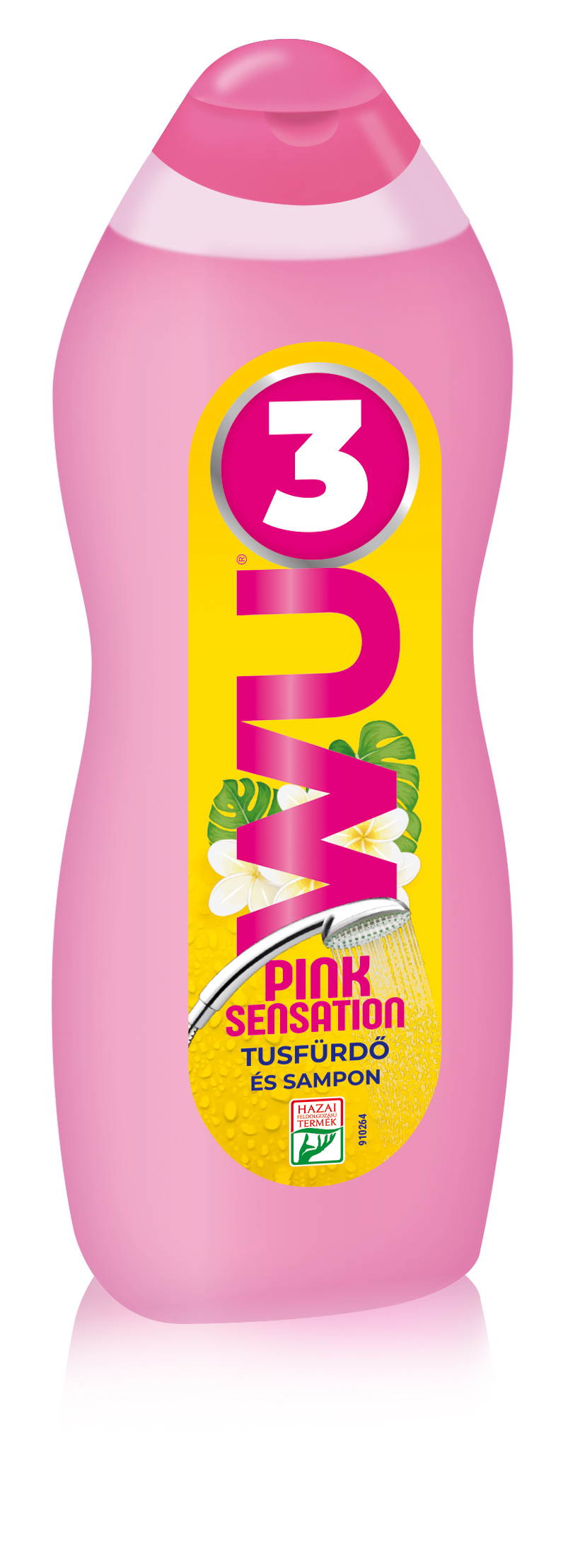 WU3 2in1 Pink Sampon és Tusfürdő 850ml